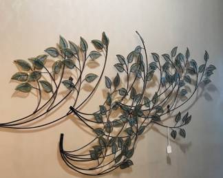 Nice metal leaf wall art