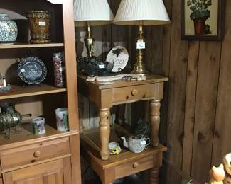 Two Broyhill side tables