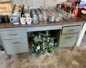 metal desk
