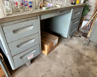 metal desk