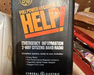 GE 2 way citizens band radio
