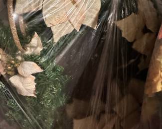 Lots of holiday wreaths