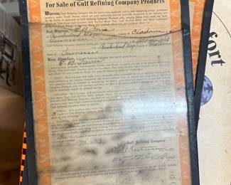 Gulf license to sell Gulf refining company products