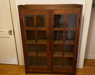 Stickley 2 Door Bookcase descended in the same family