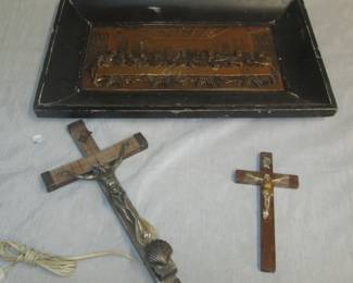 Crucifix and Last supper 