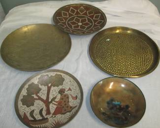 Brass art plates