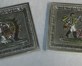 Porcelain painted artwork 