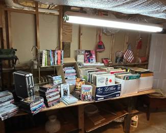 Huge Vinyl Reocrd (33 and 78) collection and DVD collection