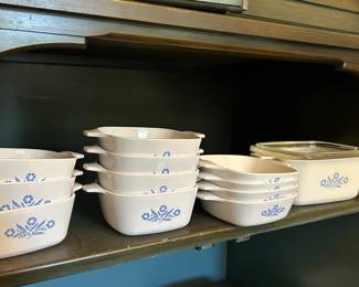 HUGE collection of Corningware Blue Cornflower pieces in all sizes. 