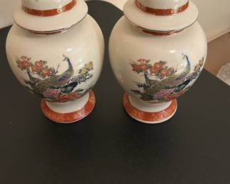 Vintage Porcelain Ginger Jars