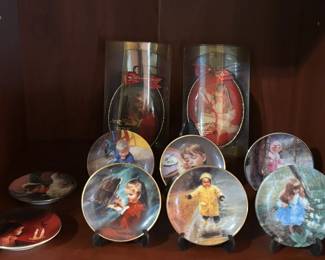 Vintage Donald Zolan Miniature Collector Plates