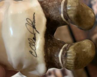 C. Alan Johnson signed Alaska figurine collection