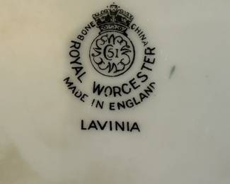 Royal Worcester China - Lavinia Pattern - Made in England