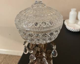 Vintage Crystal Candy Dish