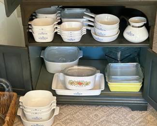 HUGE collection of Corningware Blue Cornflower pieces in all sizes. 