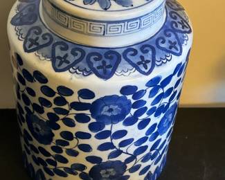 Oud Delft Large Blue White Urn Style Porcelain Jar