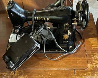 Antique Singer Sewing Machine Table