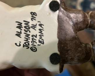 C. Alan Johnson signed Alaska figurine collection