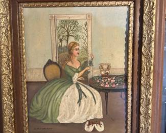 Incredible framed artwork thorughout the home. Original paintings, print and lithograph artwork. 