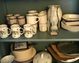 Multiple Sets of China and Dishes