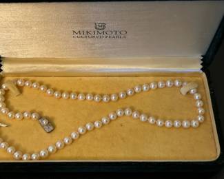 Mikimoto Cultured Pearl Necklace