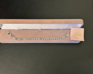 Hollywood Diamond White Gold Bracelet