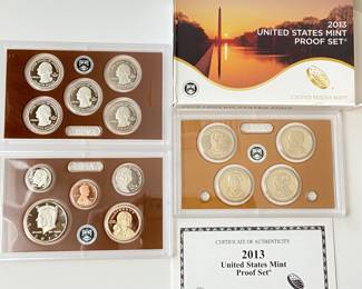 2013 United States Proof Coin Set with Original Mint Packaging