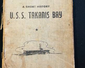 Vintage USS Takanis Bay annual.