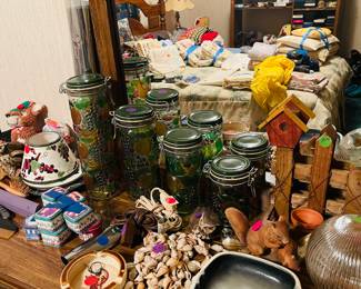Canisters and ashtrays