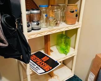 Jars, lanterns and supplies