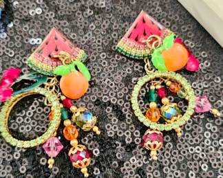 Lunch at The Ritz “Watermelon “ Earrings