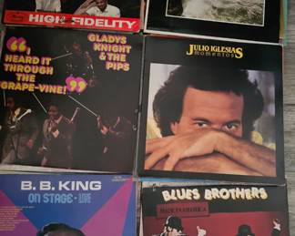 The Platters, Gladys Knight & The Pips, B.B. King & The Blues Brothers Vinyls