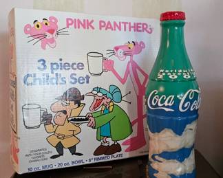 Vintage Pink Panther 3 Piece Child Set in Box