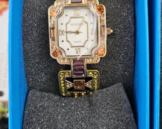 Heidi Daus Crystal Embellished Watch 