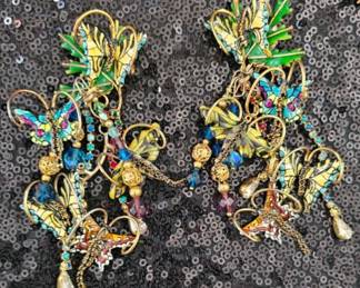 Lunch at The Ritz “Butterflies By The Dozen” Earrings 