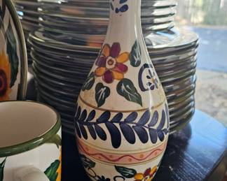 Vintage Talavera Tabletop Vase
