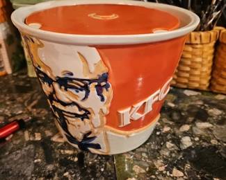 Rare  Louisville Stoneware KFC Cookie Jar
