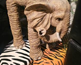 Elephant/Zebra & Tiger Ocassional Tables