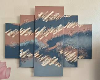 Modern Abstract Painting by E Lee