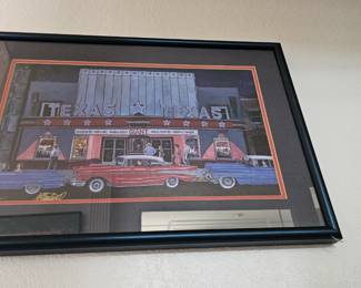 Framed Gold Signature Print by George Boutwell