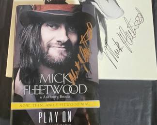 Fleetwood Mac “Rumors” Vinyl & Mick Fleetwood Book both Autographed by Mick Fleetwood