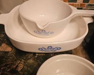 Corning Ware “Blue Cornflower” Cookware 