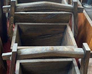 Primitive Wooden Carriers