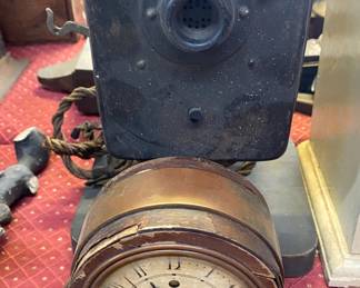 Old Telephones and Clocks