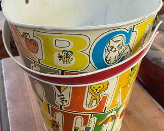 Tin Litho Sand Bucket 