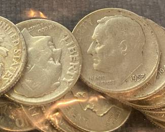 Silver Roosevelt Dimes
