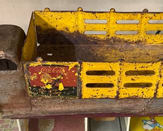 Old Pressed Steel Coca Cola Truck