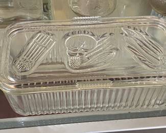 Glass Refrigerator Jars