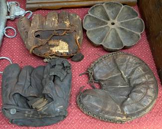 Old Baseball Gloves