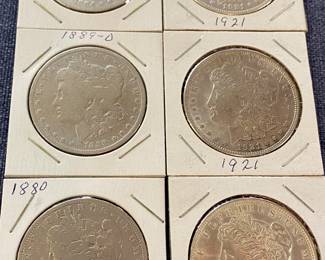 Assorted Morgan Dollars